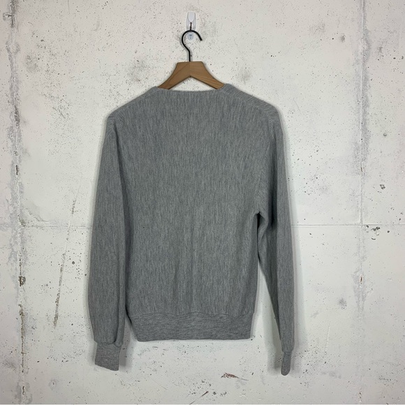 Virgin Zefran Heathered Knit Vintage Cardigan Sweater Size Medium - Picture 9 of 12